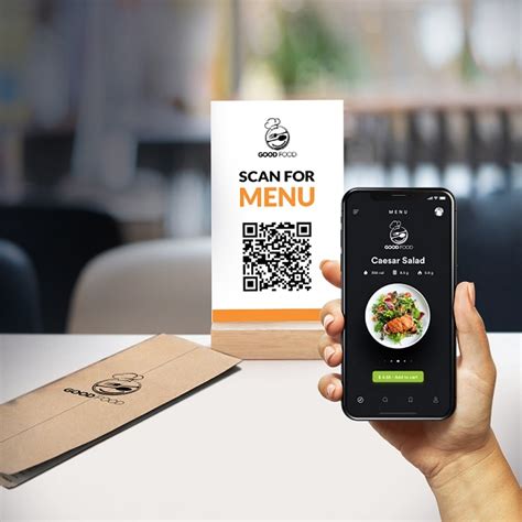 contactless menu card|restaurant contactless digital menu.